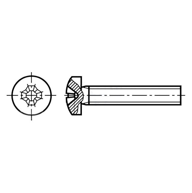 VIJAK M3X10-METAL